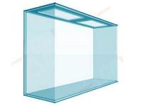 Классический прямоугольный акриловый аквариум из оргстекла на заказ