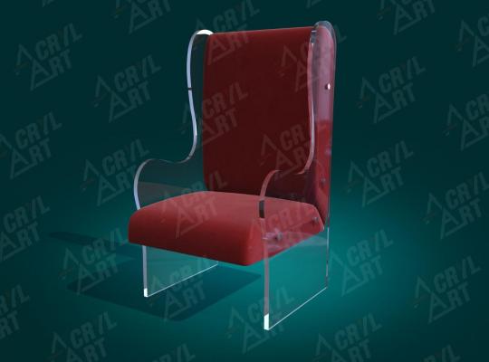 Прозрачное кресло 