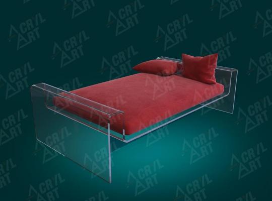 Прозрачная кровать 